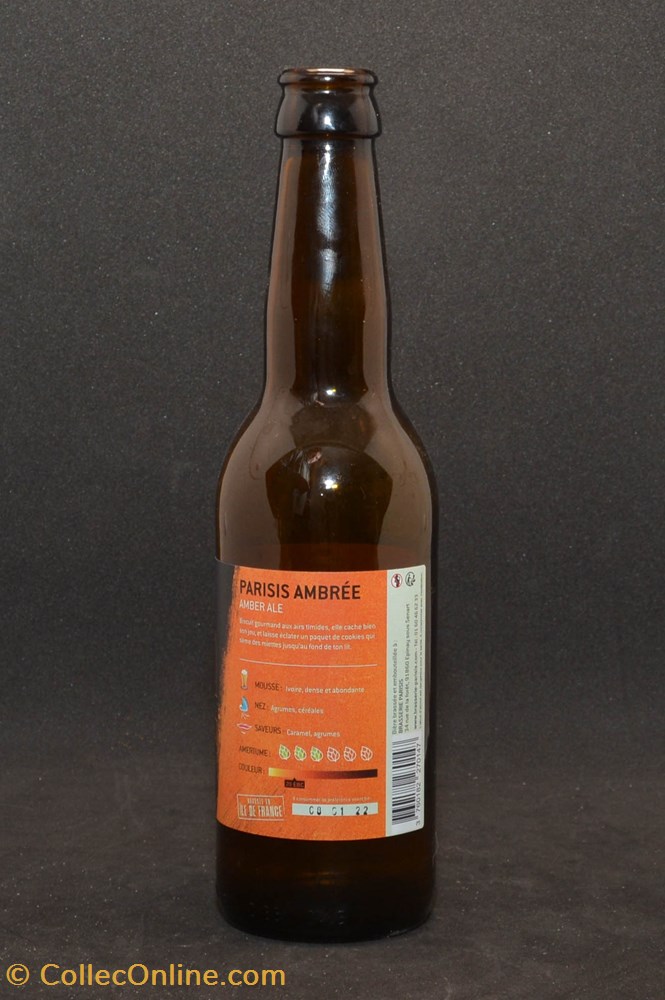 Parisis - Ambrée - FR - 6,2% - 33cl art de la table argenterie bistrot alimentation bouteille parisis ambree fr 6 2 33cl