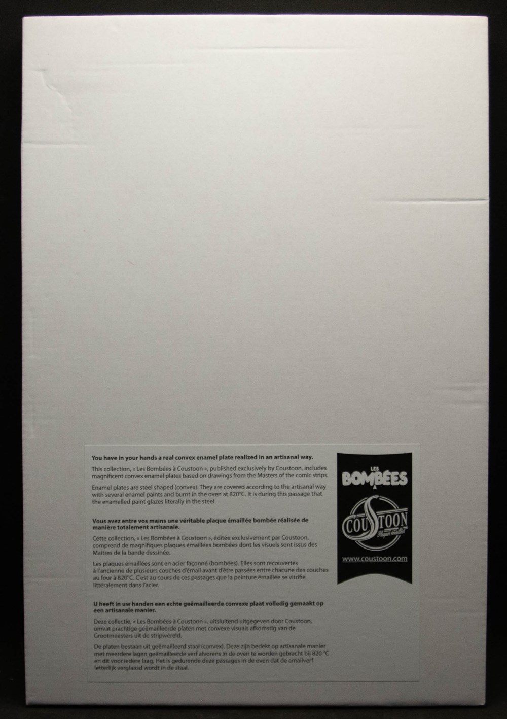 Plaque émaillée Coustoon - Loisel - Hommage à Astérix divers plaque emaillee coustoon loisel hommage a asterix