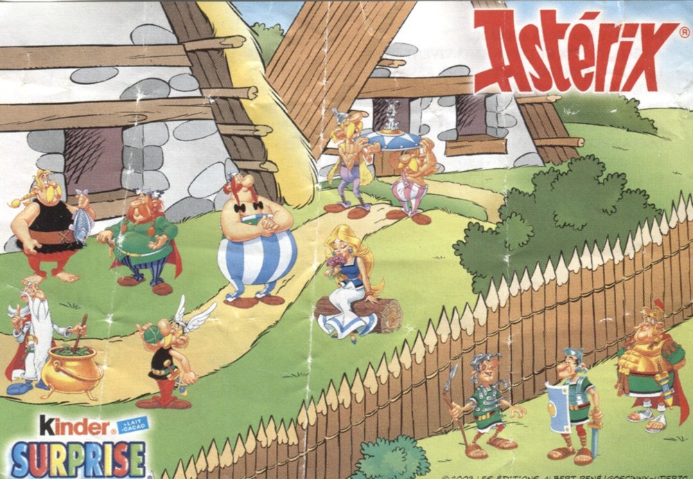 Série 03 - Astérix et les romains - 2003 - 06 - Panoramix - Notice figurines serie 03 asterix et les romains 2003 06 panoramix notice