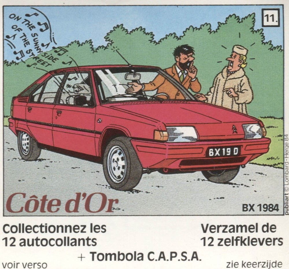 objets publicitaires autocollant cote d or n 11