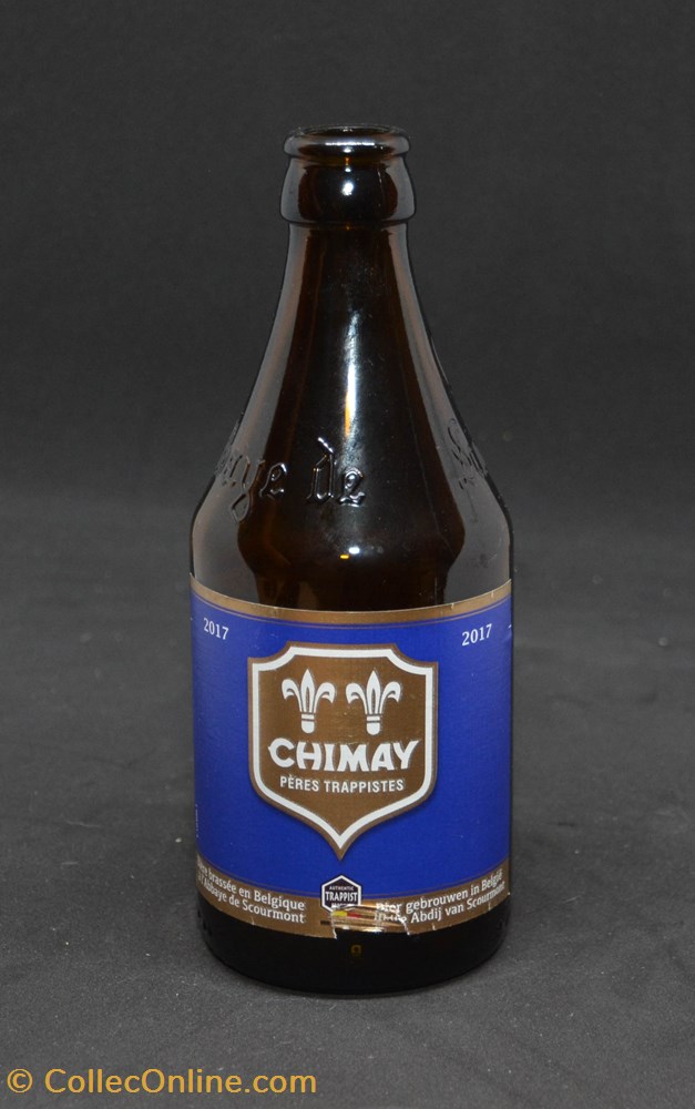 art de la table argenterie bistrot alimentation bouteille chimay 2017 brune be 9 33cl