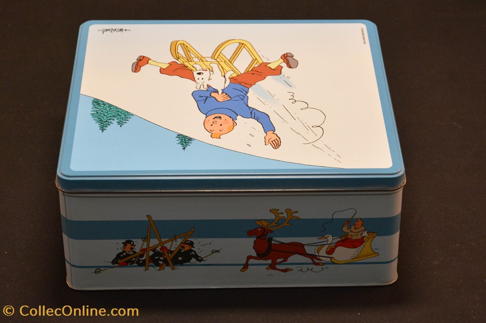 Delacre - 2004 - Sports d'hiver - Tintin en luge 4 diver delacre 2004 sports hiver tintin en luge