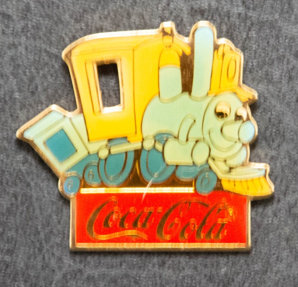 divers pin badges coca cola casey jr