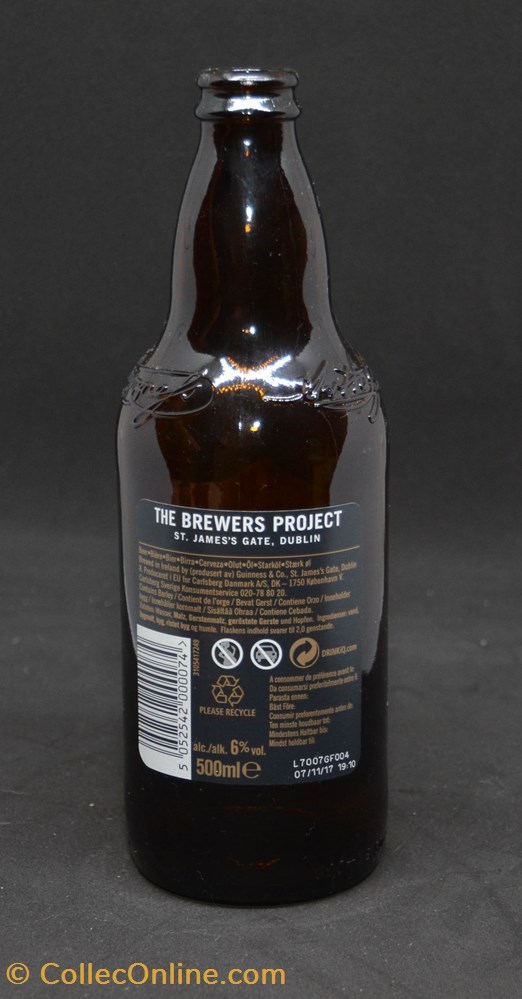 Guinness - West Indies Porter - Ambrée - IRL - 6% - 50cl art de la table argenterie bistrot alimentation bouteille guinness west indies porter ambree irl 6 50cl