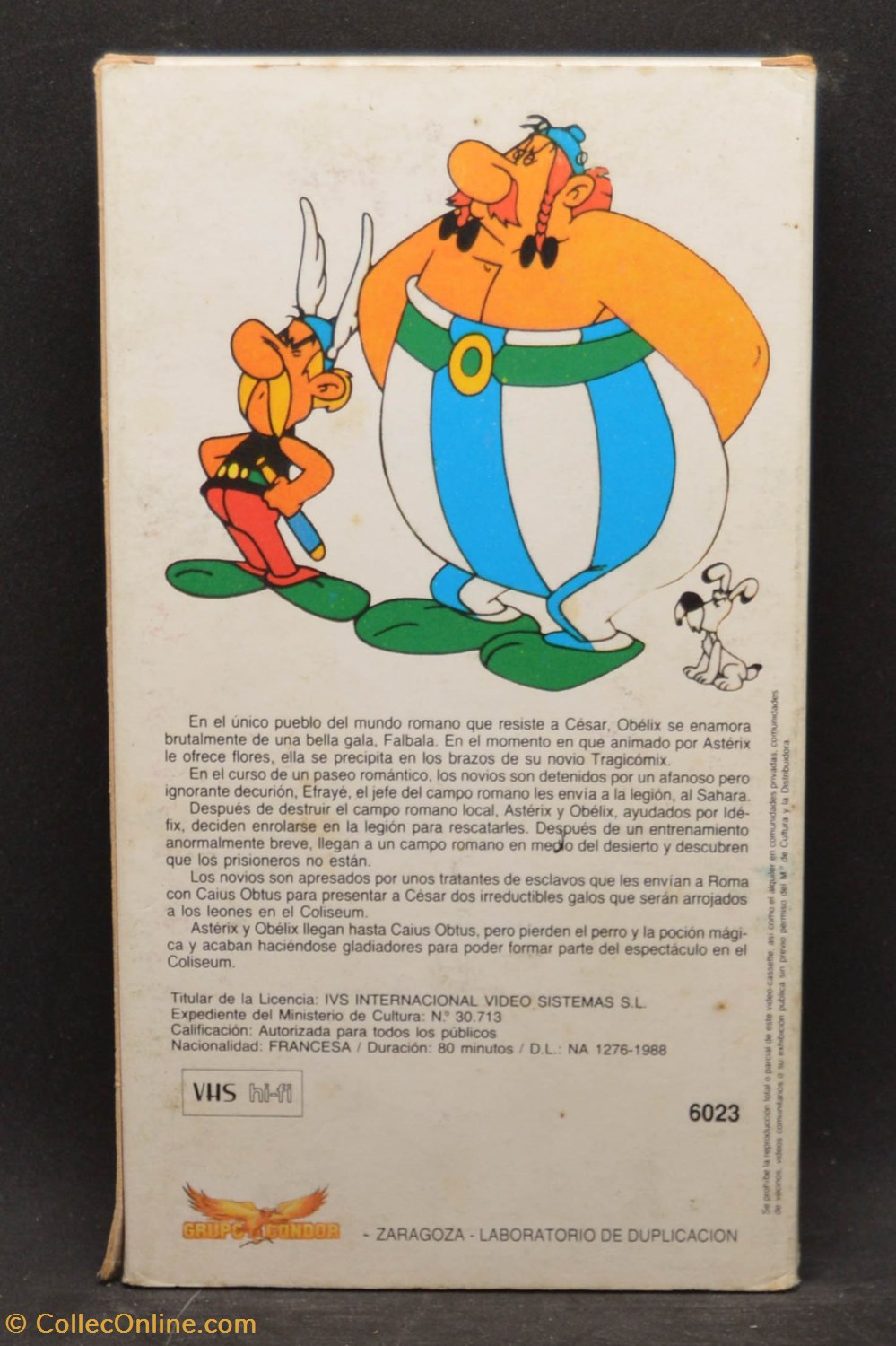 VHS - Grupo Condor - Espagne - Asterix y la sorpresa del César divers film dvd blu ray vhs grupo condor espagne asterix y la sorpresa del cesar