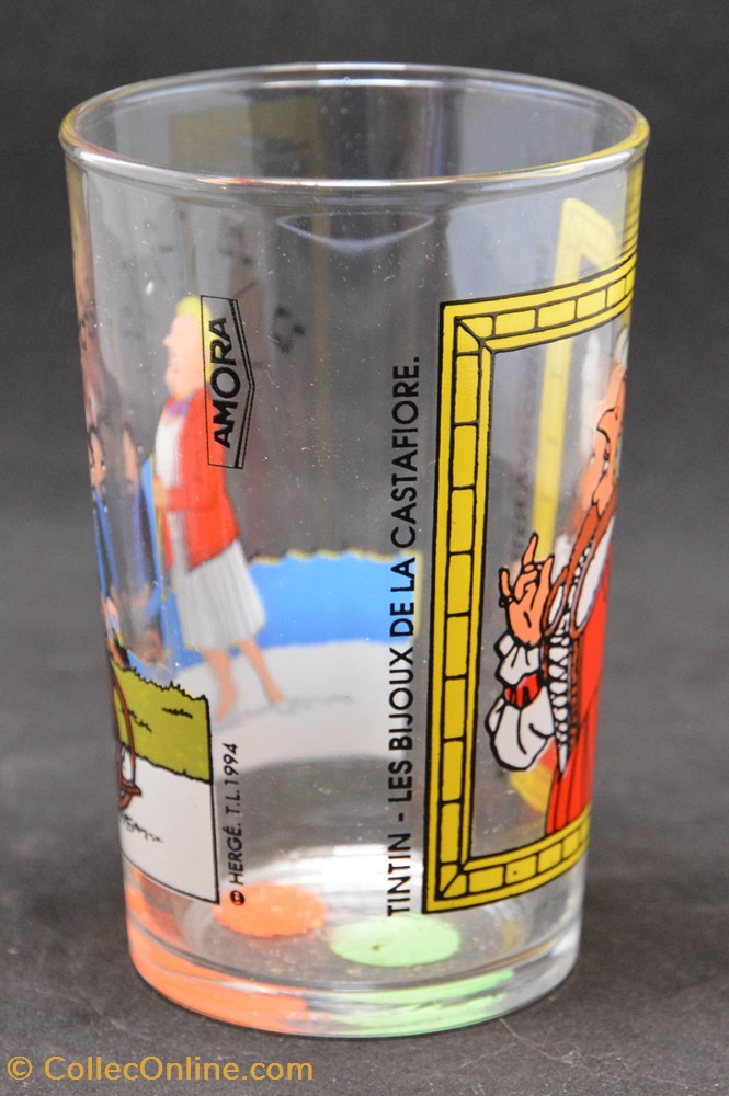 1994 - Amora - Série 2 - Les bijoux de la Castafiore - Petit 3 art table argenterie verres 1994 amora serie 2 les bijoux de la castafiore petit