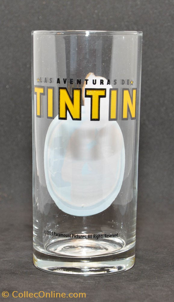 Las aventuras de Tintin - 2011 - Tintin 2 art table argenterie verre las aventuras de tintin 2011 tintin