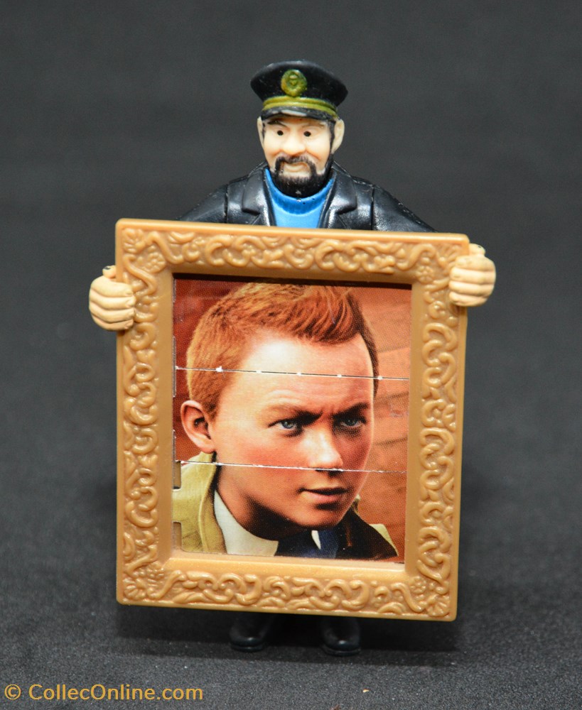 Mc Donald - 2011 - Capitaine Haddock et cadre Tintin figurines mc donald 2011 capitaine haddock et cadre tintin