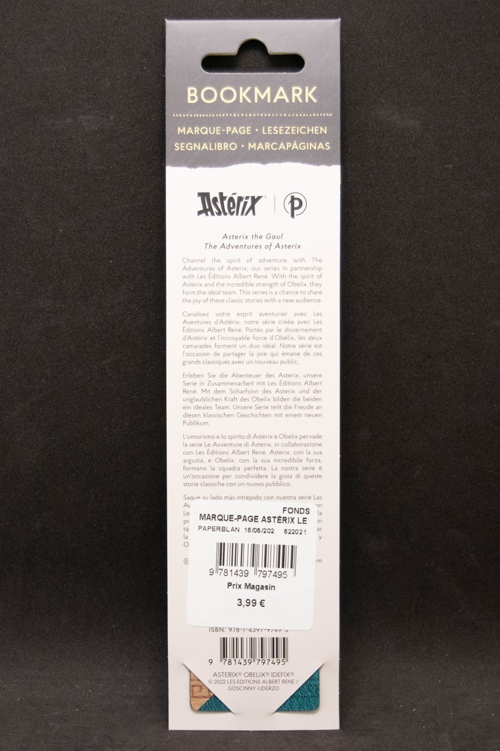 Paperblank - Marque-page - Astérix divers paperblank marque page asterix