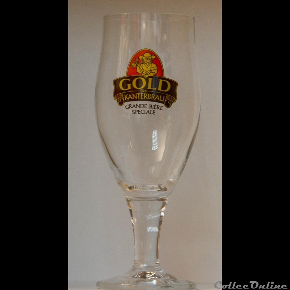 Kanterbrau - Gold bistrot alimentation verre biere kanterbrau gold