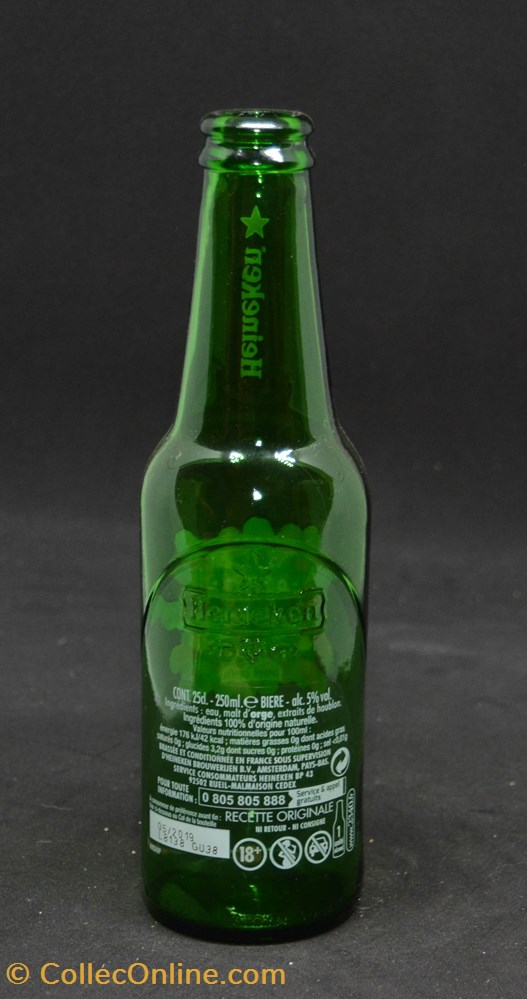 Heineken - Portugal - Blonde - FR - 5% - 25cl art la table argenterie bistrot alimentation bouteille heineken portugal blonde fr 5 25cl
