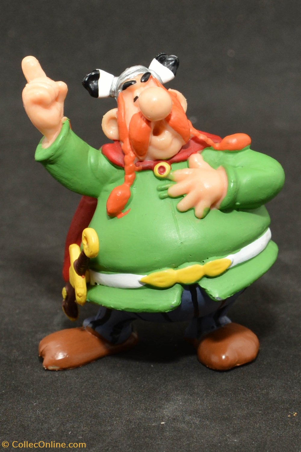 Plastoy - 1997 - 6 cm - Abraracourcix figurines plastoy 1997 6 cm abraracourcix
