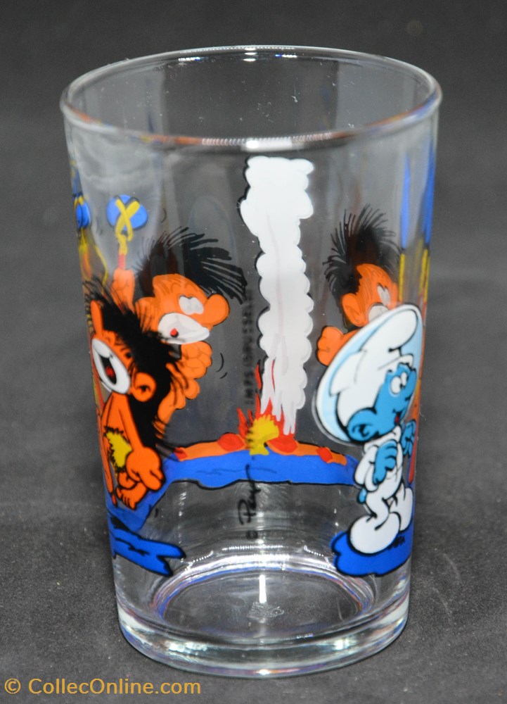 art de la table argenterie schtroumpfs 1990 cosmonaute