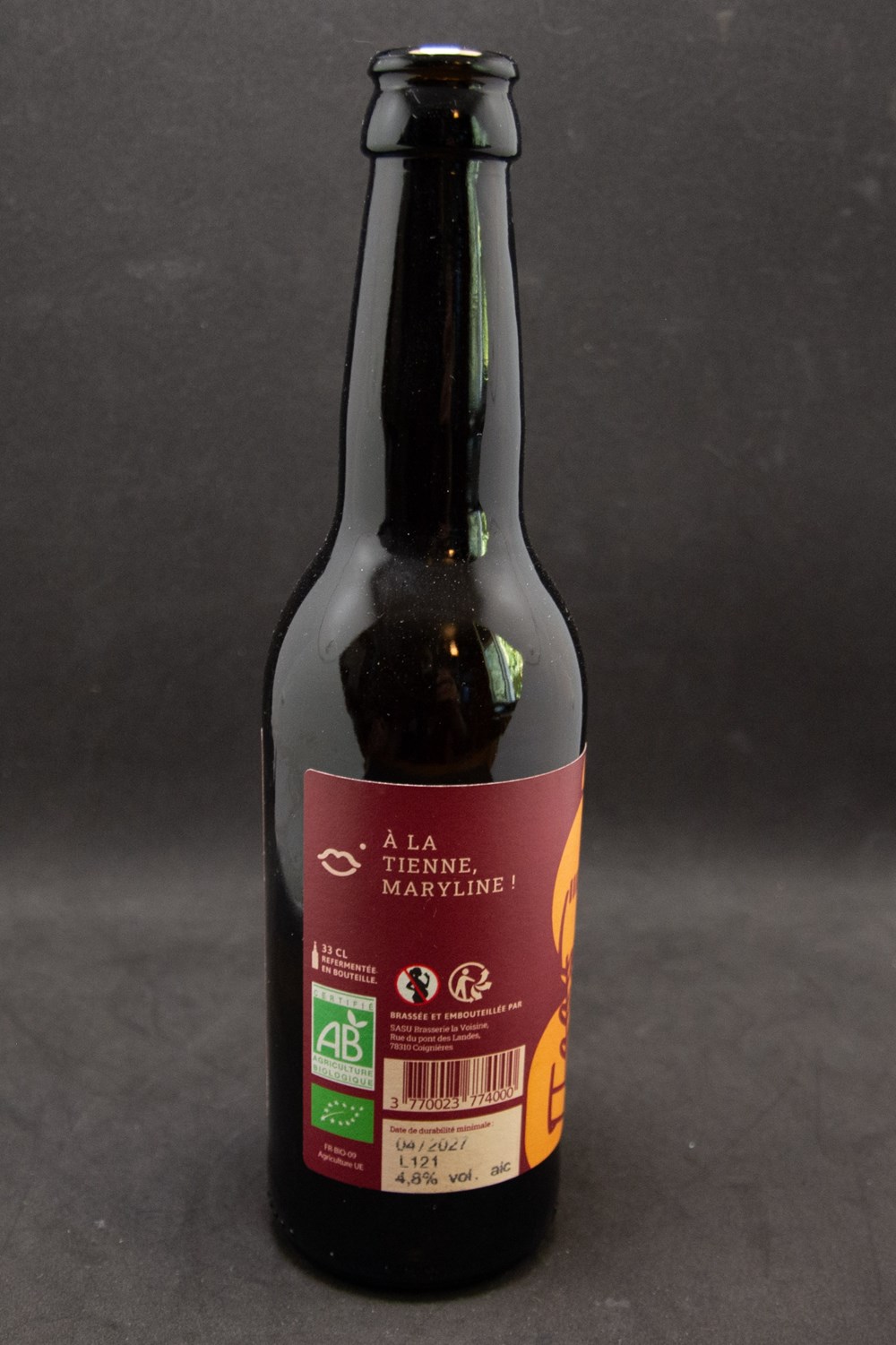La voisine - Mary Line - Blonde - FR - 4,8% - 33cl art table argenterie bistrot alimentation bouteilles la voisine mary line blonde fr 4 8 33cl