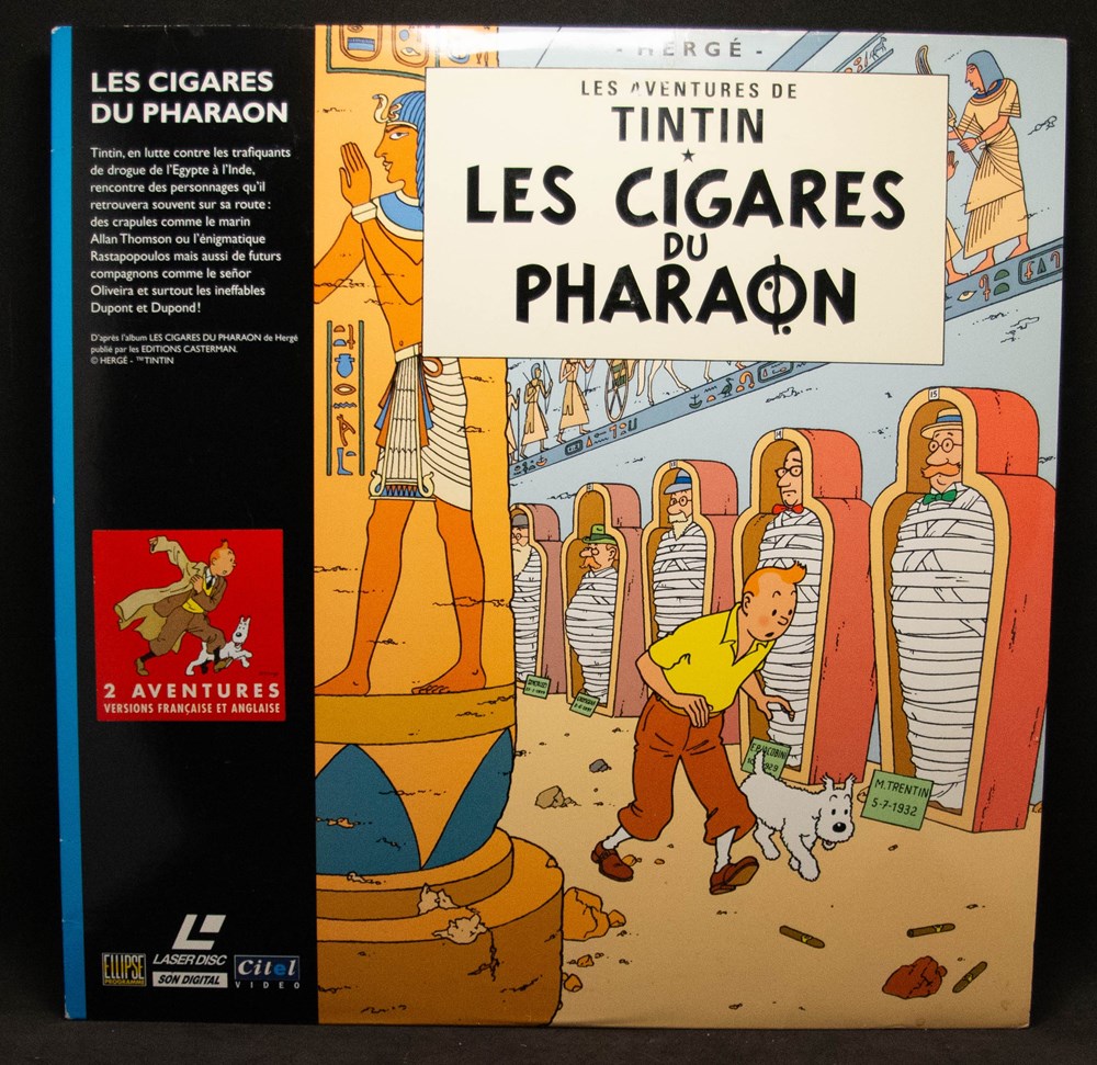 divers film dvd blu ray laserdisc les cigares du pharaon le lotus bleu