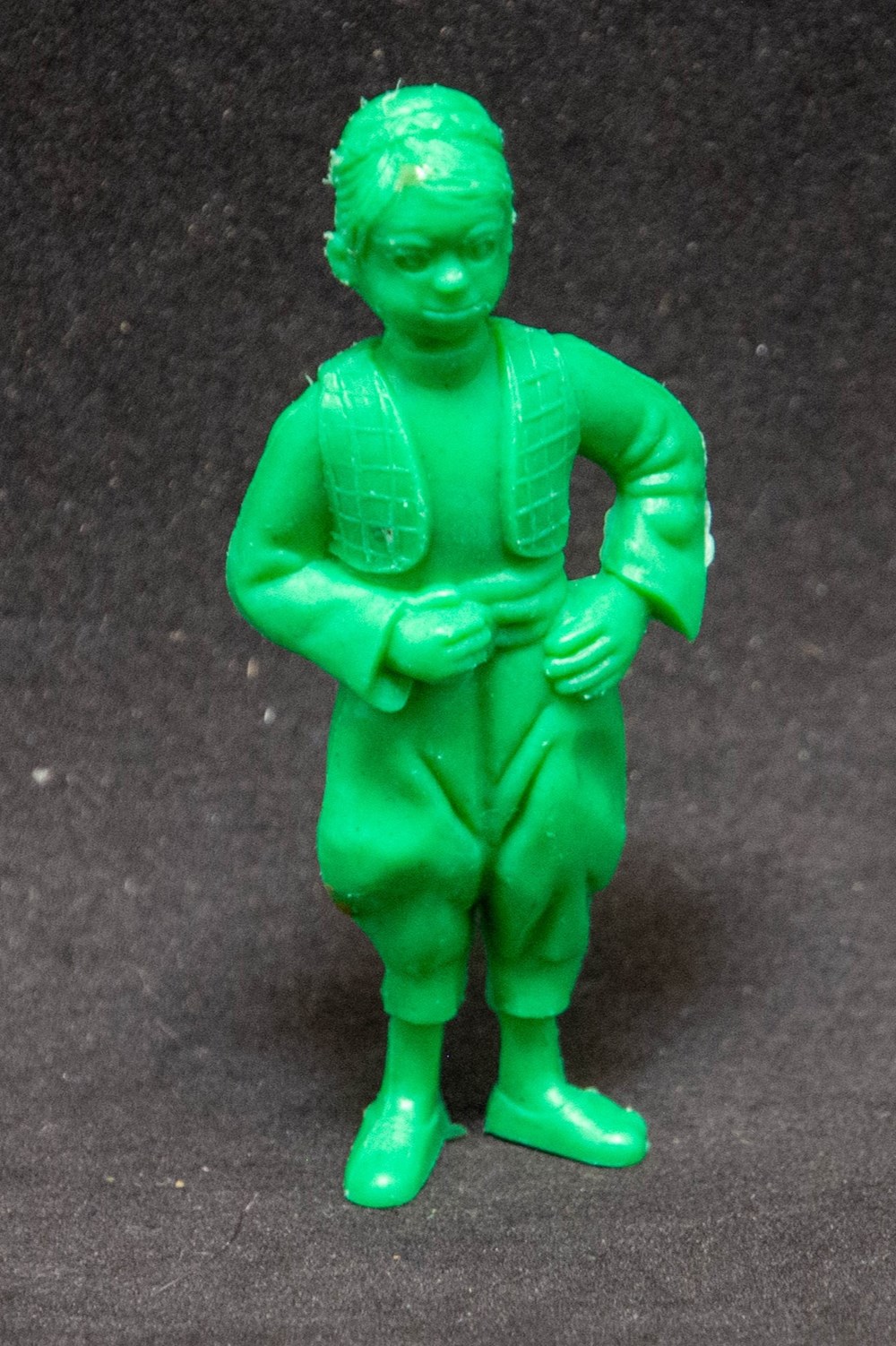 Belvision - 1973 - Niko monochrome - vert figurines belvision 1973 niko monochrome vert