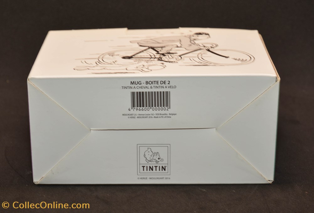 Mug - Moulinsart - 2016 - Tintin à cheval 5 de la table argenterie service the cafe tass mug moulinsart 2016 tintin a cheval