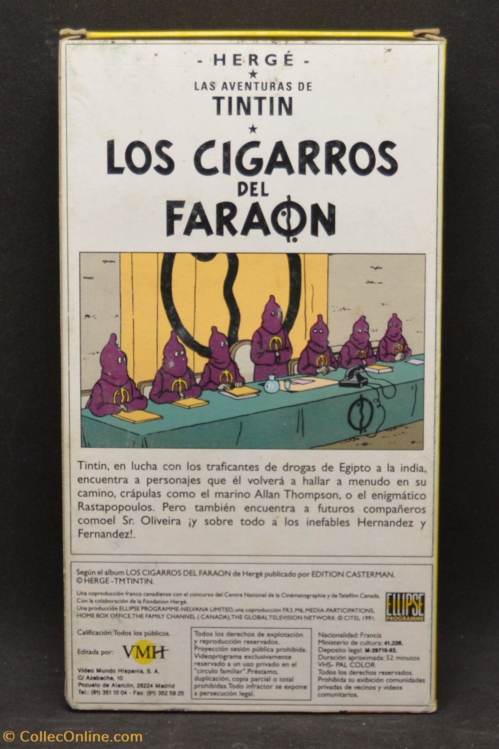VHS - Ellipse - Espagnol - Los cigarros del faraon divers film dvd blu ray vhs ellipse espagnol los cigarros del faraon