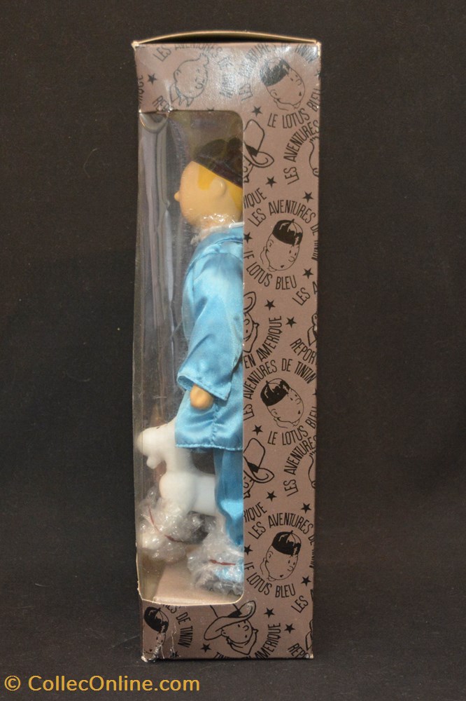 jeux jouet poupee porcelaine 1994 le lotus bleu tintin et milou