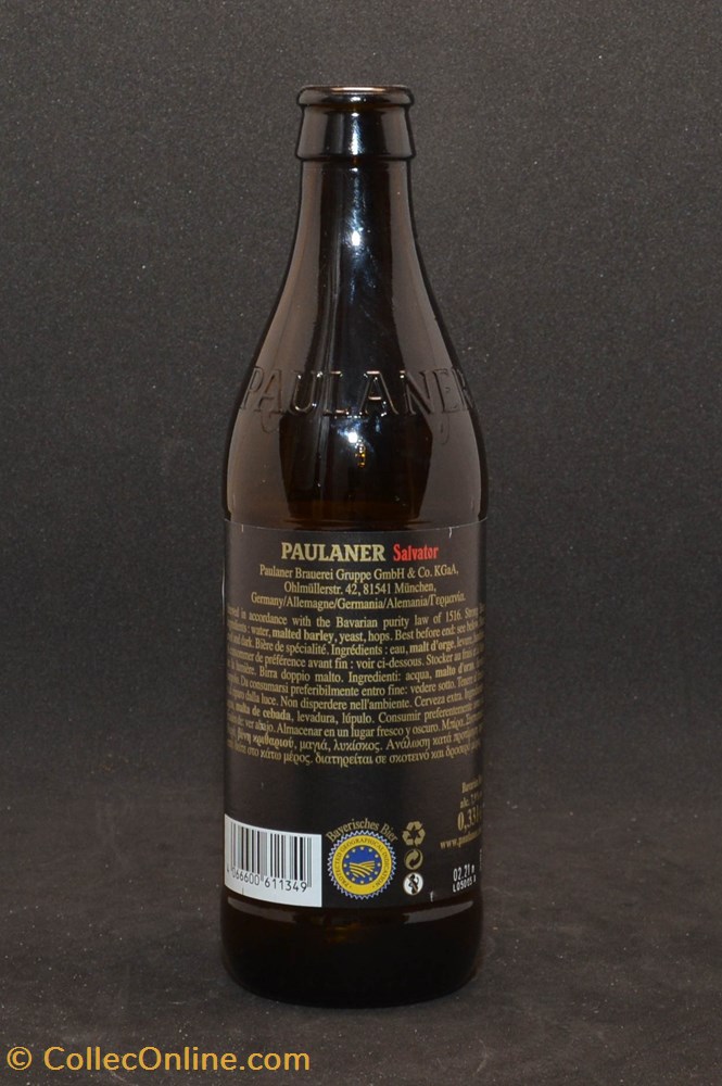 Paulaner - Brune - DE - 7.5% - 33cl art table argenterie bistrot alimentation bouteille paulaner brune de 7 5 33cl