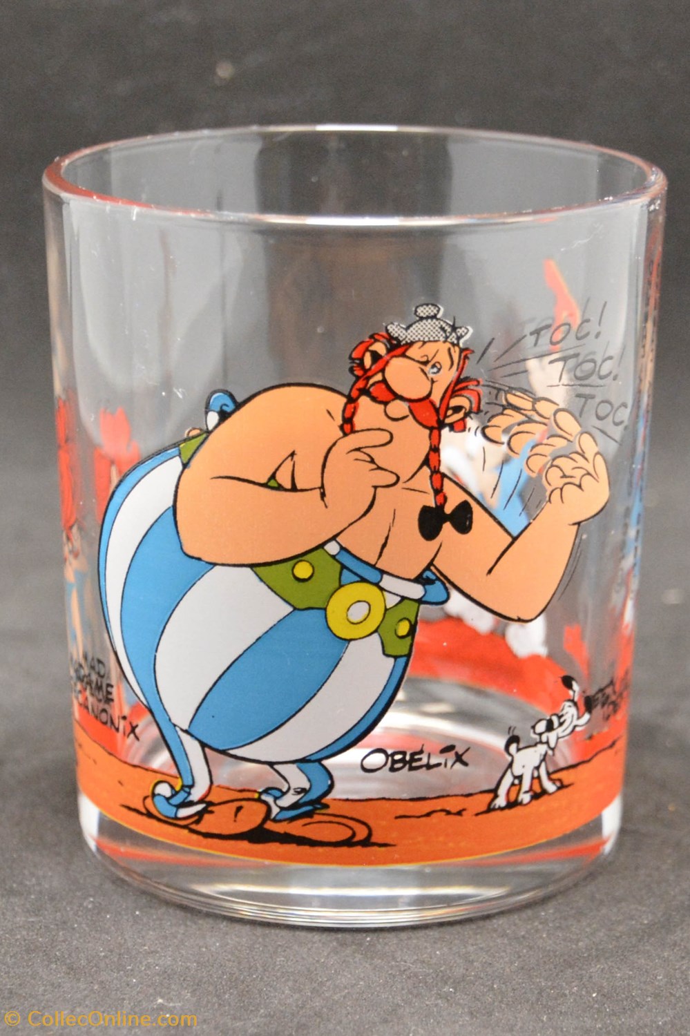 1995 - Nutella - Obélix, Agecanonix et Mme Agecanonix art de table argenterie verres 1995 nutella obelix agecanonix et mme agecanonix