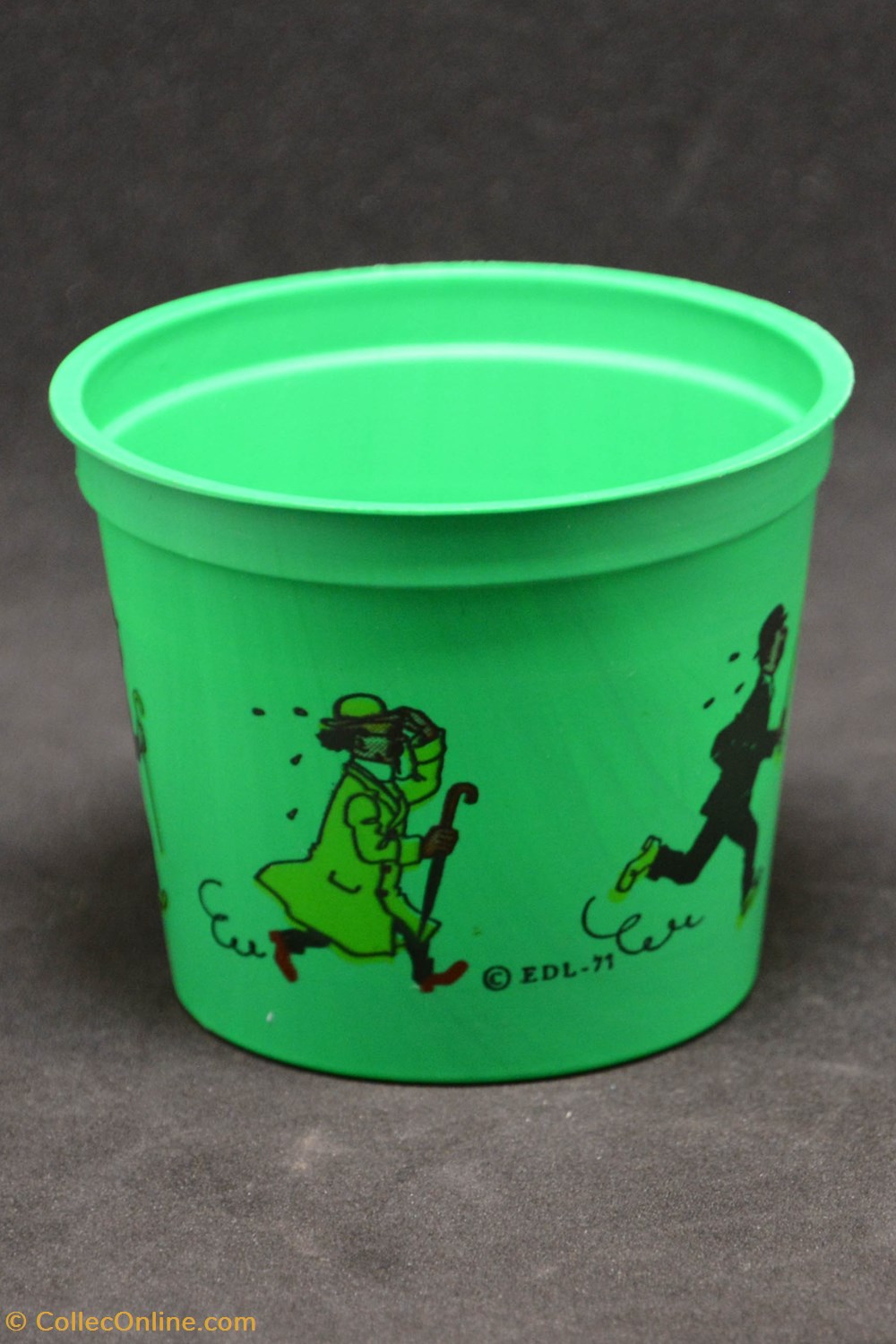 Pot à glace - OLA - 1969 - Version vert + cuillère divers pot a glace ola 1969 version vert cuillere