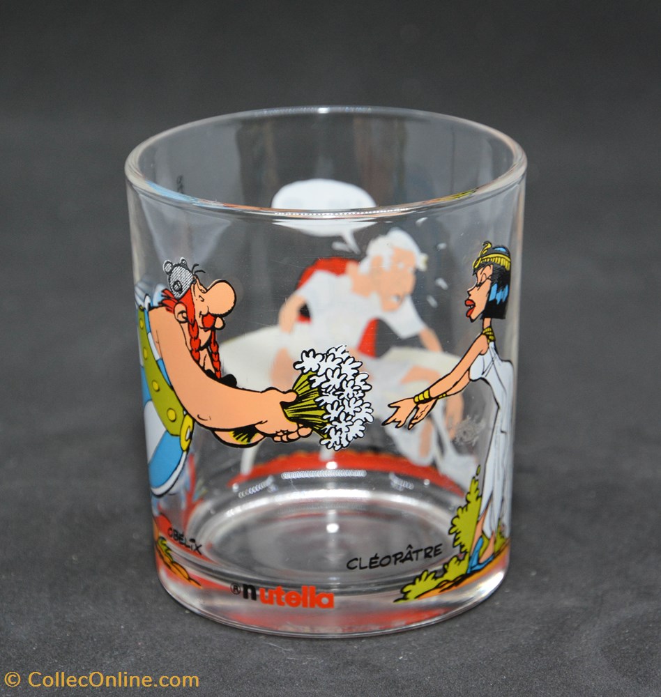 art de table argenterie verre 1995 nutella obelix cleopatre et cesar
