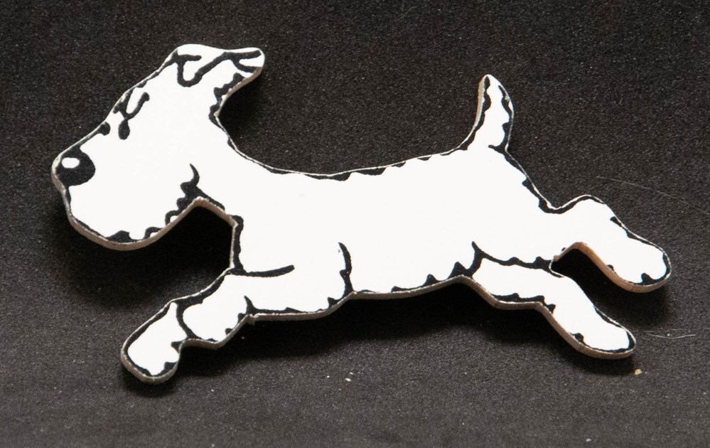 Magnet - 1990 - Série Palmiers - Milou divers decorations magnets autocollants magnet 1990 serie palmiers milou