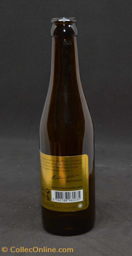 Perle Noël - Blonde - FR - 6,8% - 33cl art la table argenterie bistrot alimentation bouteille perle noel blonde fr 6 8 33cl