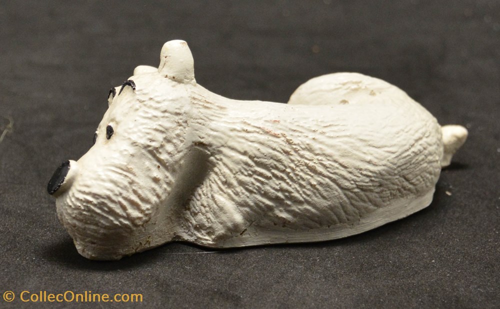 figurines milou platre