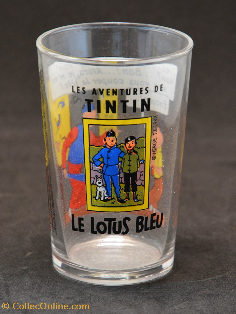 1994 - Amora - Série 4 - Le Lotus bleu - Petit art de la table argenterie verres 1994 amora serie 4 le lotus bleu petit