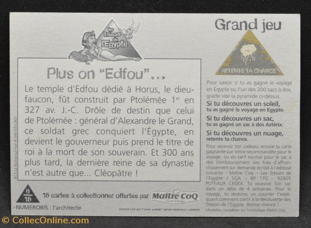 divers maitre coq 2002 carte 6