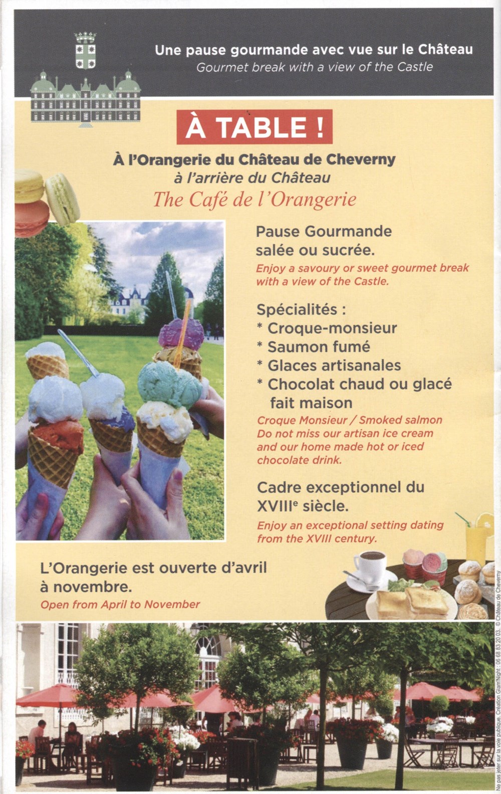 documents anciens tickets entree cheverny brochure plan du domaine
