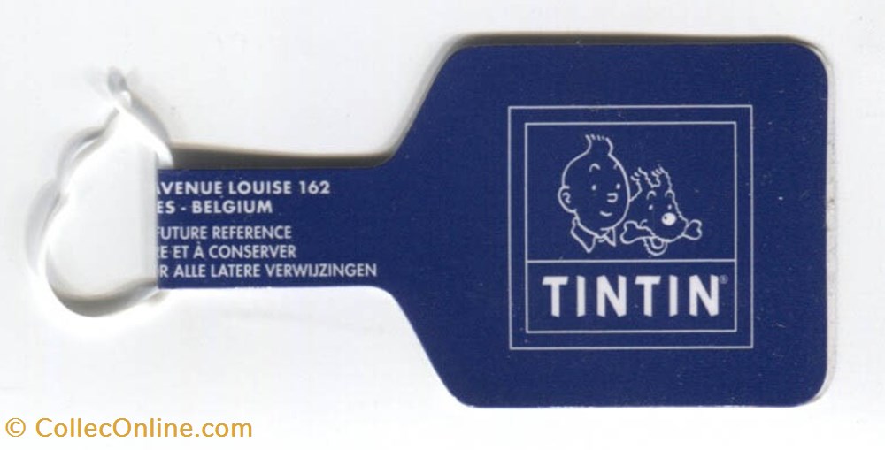 Moulinsart - 2019 - Réf. 42515 - Haddock bouteille 8cm vieux papier etiquette moulinsart 2019 ref 42515 haddock bouteille 8cm