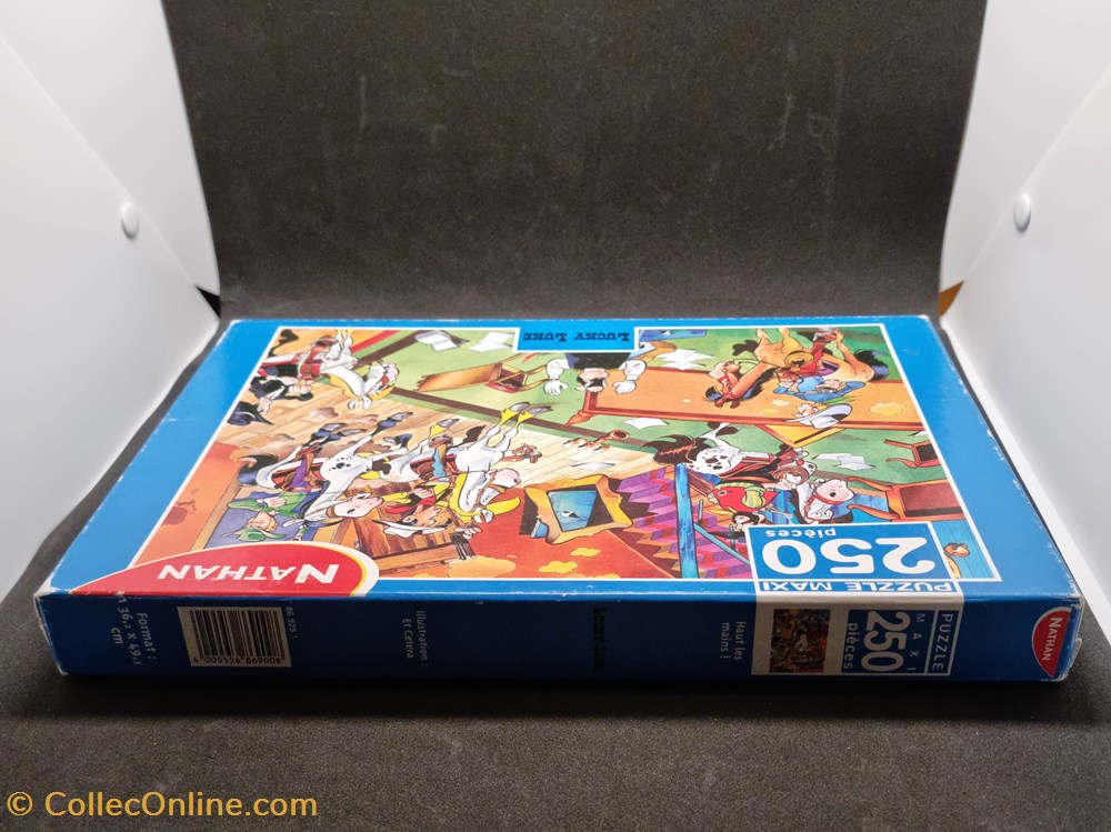jeux de societe jouets casse tete puzzle lucky luke nathan 250 pieces 1999 hauts les mains