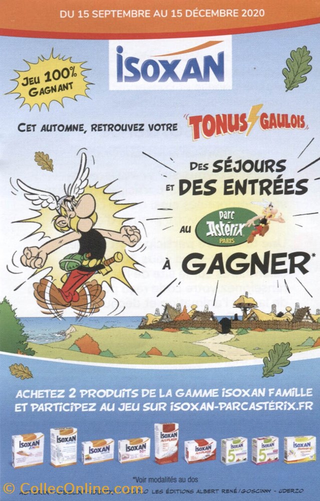Isoxan - Flyer Jeu concours 2020 vieux papier publicite isoxan flyer jeu concours 2020