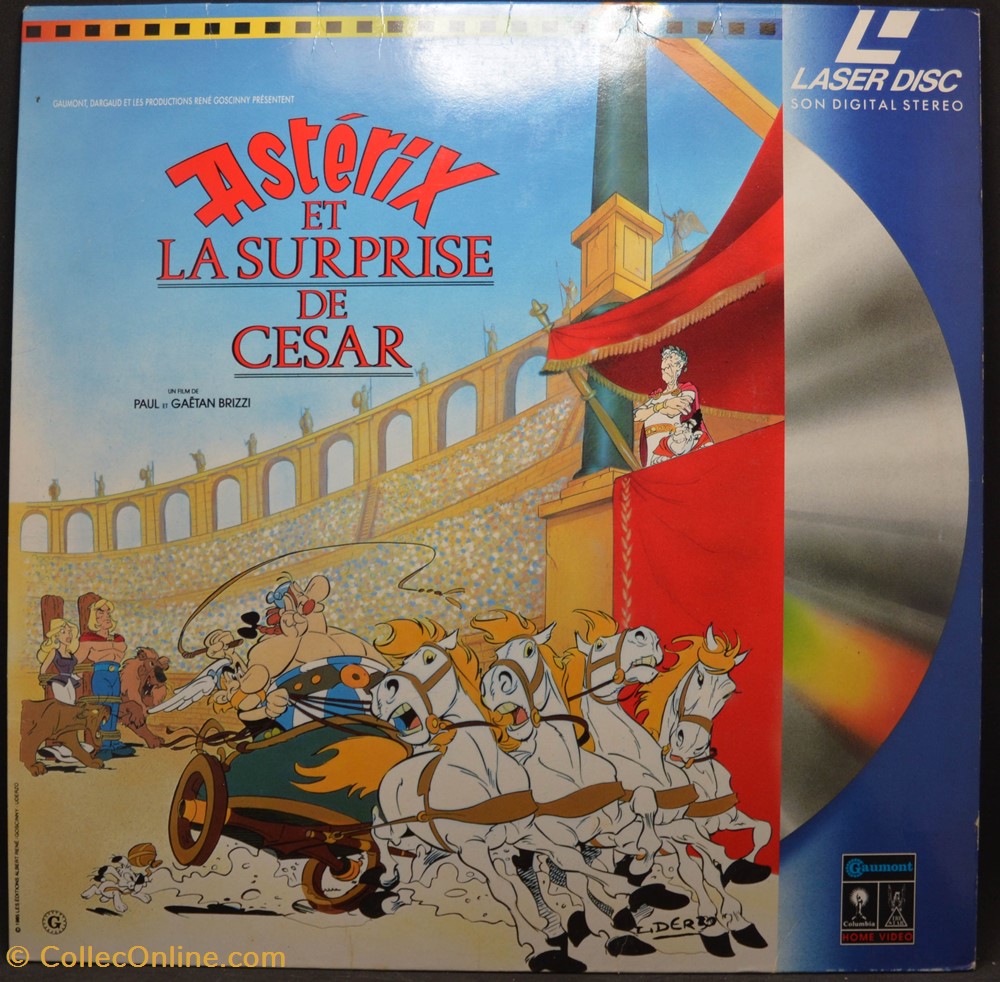 divers film dvd blu ray laser disc 1986 asterix et la surprise de cesar