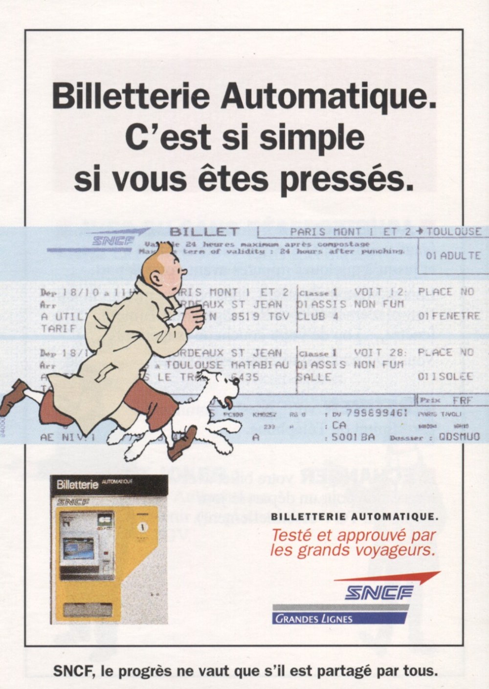 documents anciens tickets entree sncf guide horaire