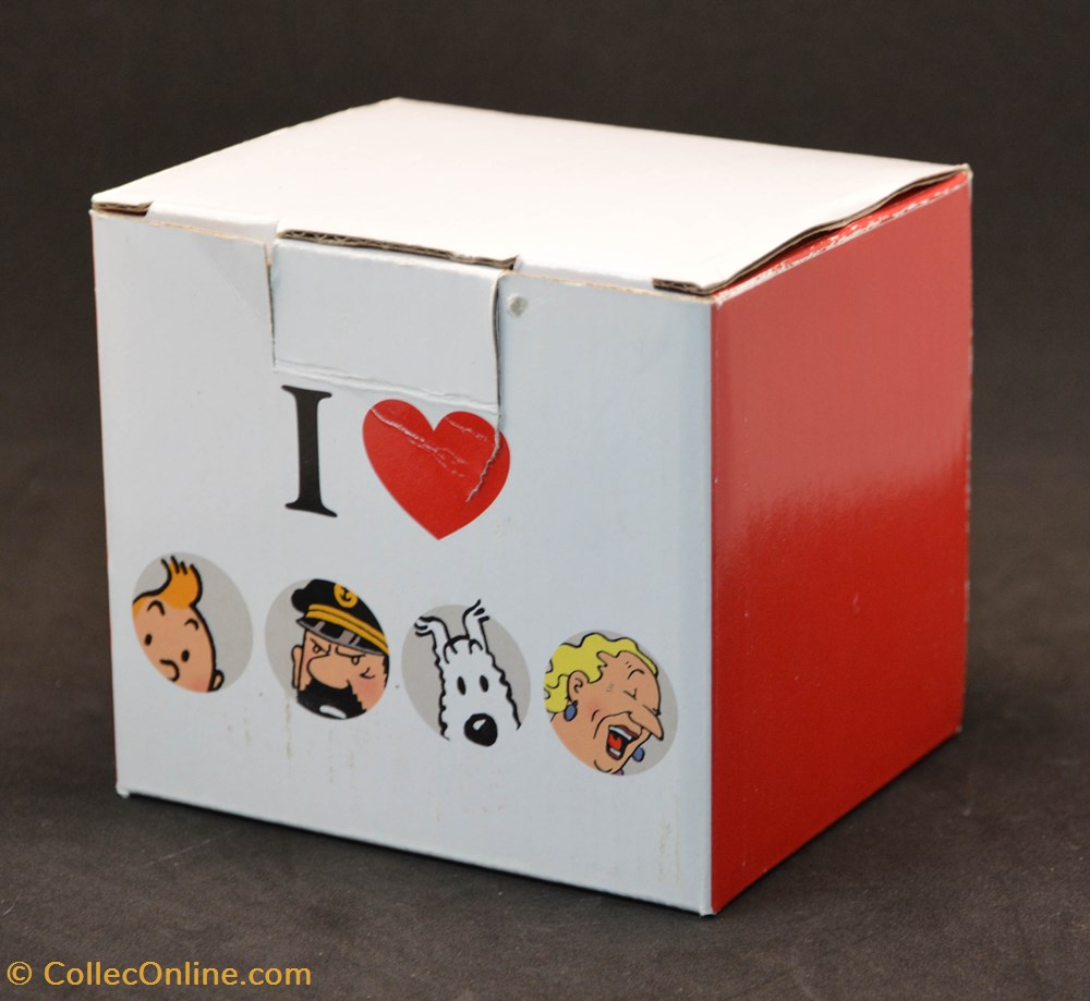 Série "I love" - Mug - Moulinsart - Milou 5 de la table argenterie service the cafe tass serie i love mug moulinsart milou