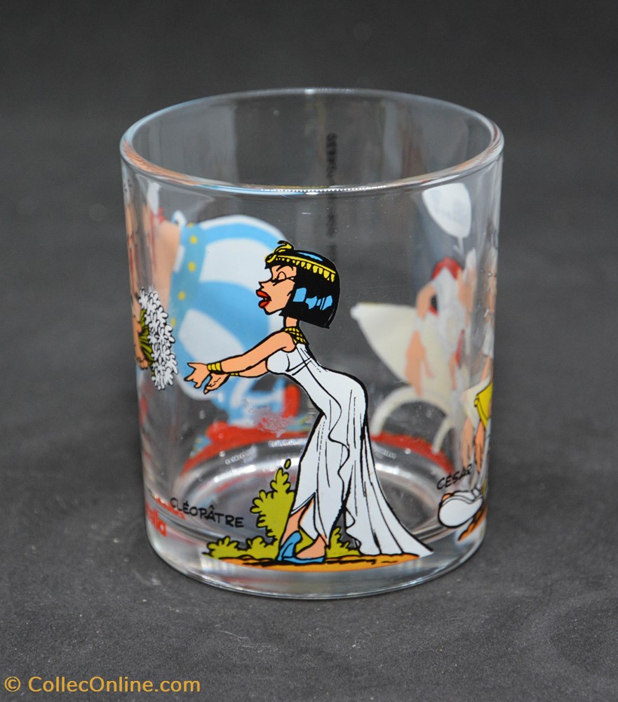 art de table argenterie verre 1995 nutella obelix cleopatre et cesar