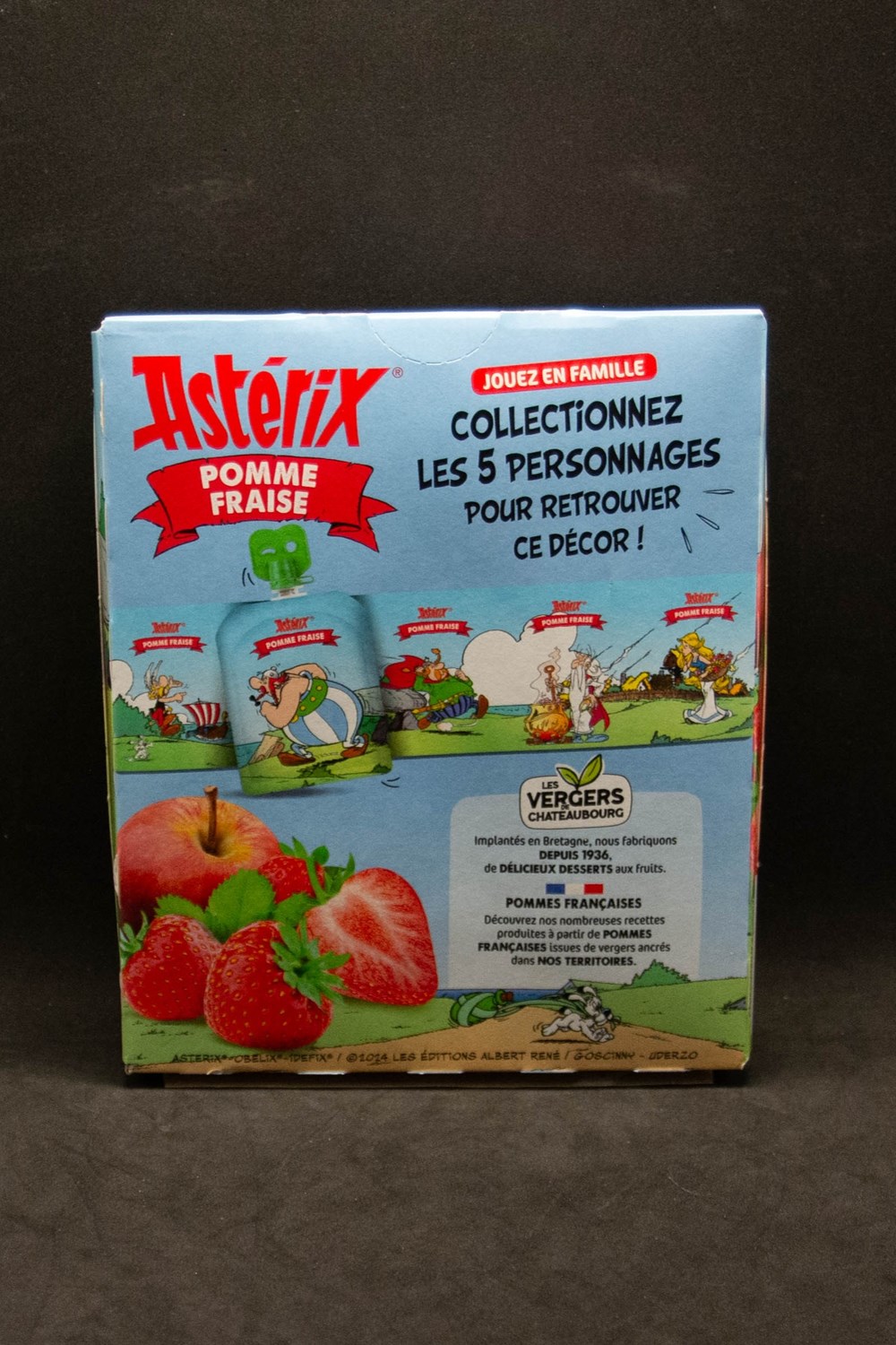 Compote - 2024 - Pomme-Fraise - Boite x4 art de la table argenterie bistrot alimentation compote 2024 pomme fraise boite x4
