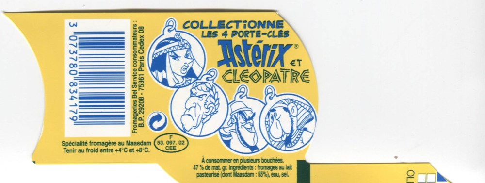 Mini-Babybel - Porte clé - Cléôpatre documents anciens publicites mini babybel porte cle cleopatre