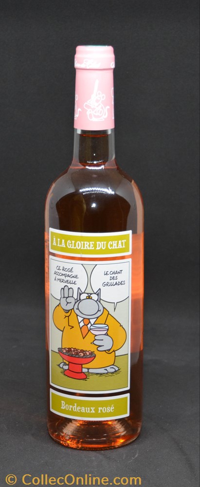 bistrot alimentation bouteille vin a la gloire du chat rose 2018