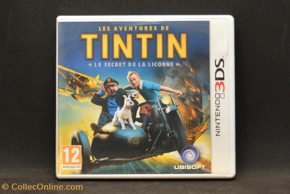 Jeux Nintendo 3DS - 2011 - Tintin - Le secret de la Licorne jouets jeux nintendo 3ds 2011 tintin le secret de la licorne