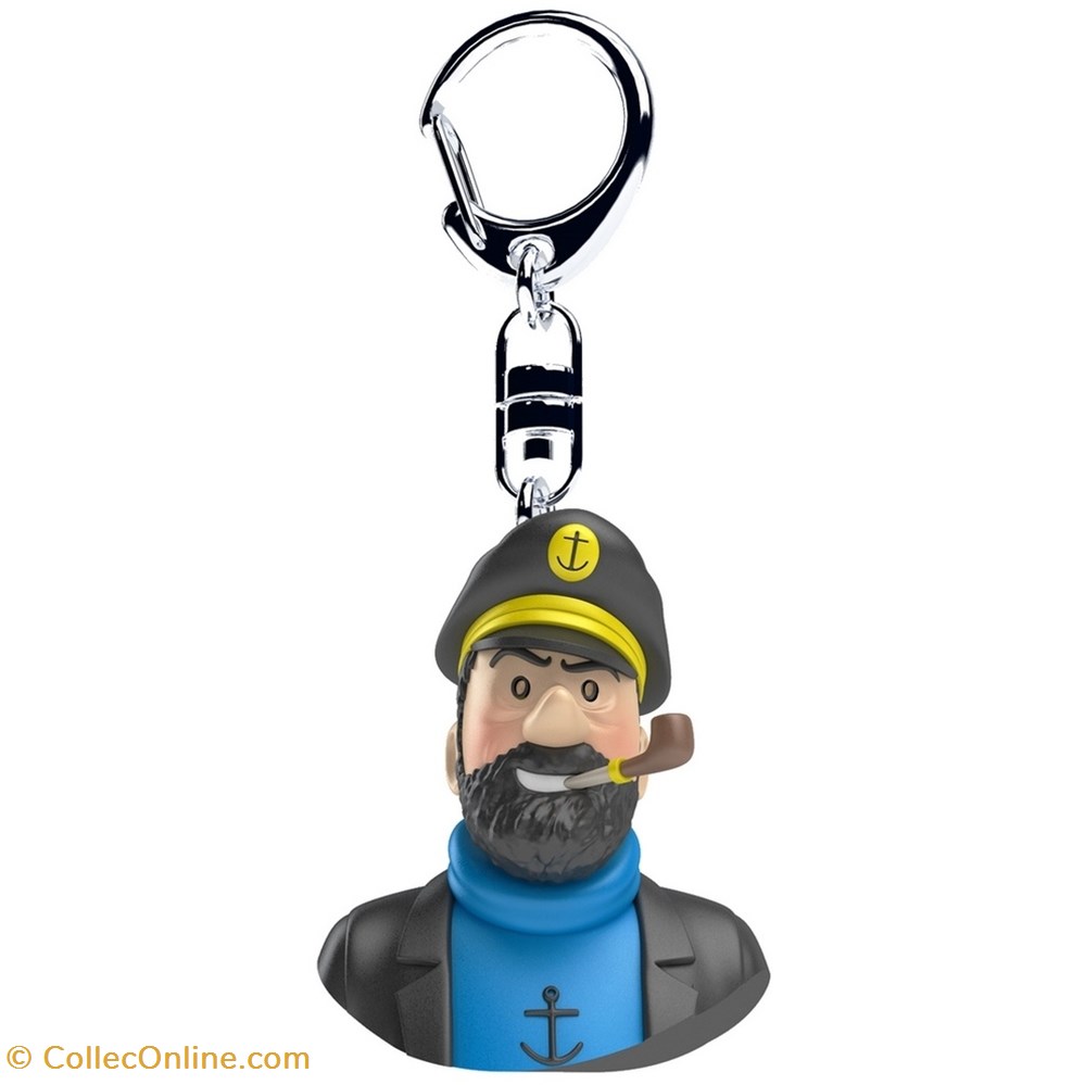 Série "Buste porte-clé" - 2017 - Haddock - Ref.42315 figurine serie buste porte cle 2017 haddock ref 42315