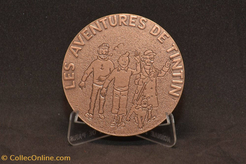 Monnaie de Paris - 1979 - Médaille hommage à Hergé 4 diver porte cle monnaie de paris 1979 medaille hommage a herge