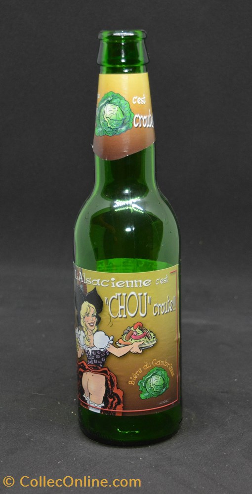 "Chou" croute - Blonde - FR - 5% - 33cl art la table argenterie bistrot alimentation bouteille chou croute blonde fr 5 33cl