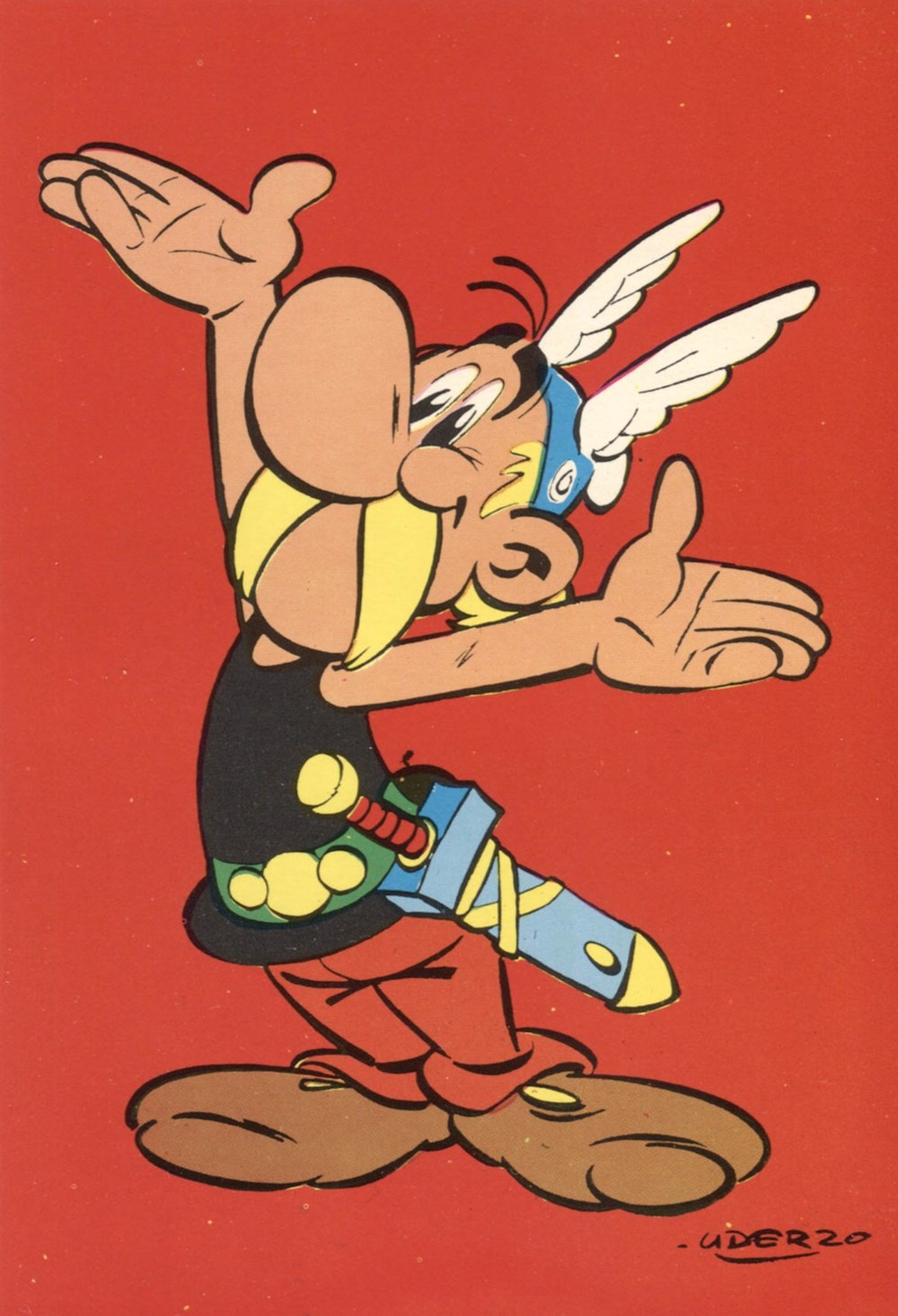 Carte - 10x15 - 1967 - IGLO - Astérix cartes postales carte 10x15 1967 iglo asterix