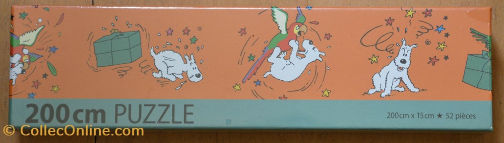jeux de societe jouets casse tete puzzle moulinsart 52 pieces milou et le perroquet