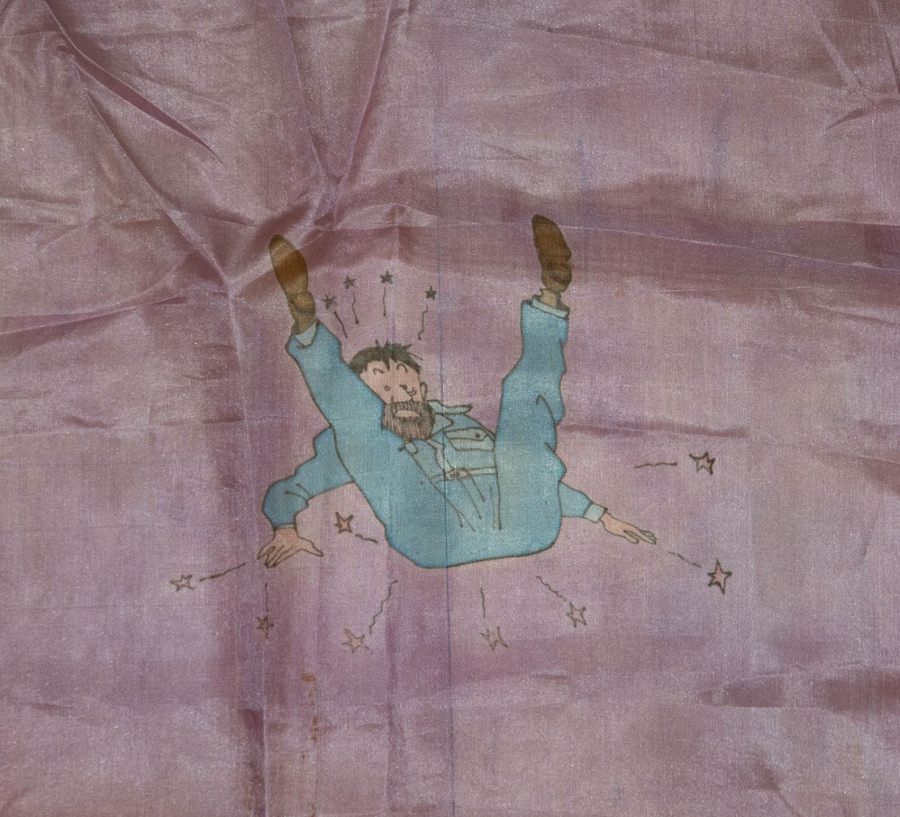 divers foulard soie artisanal haddock
